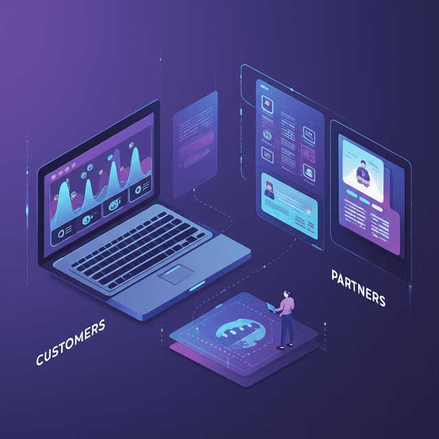 experience cloud hero illustration